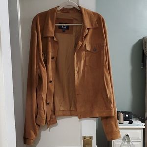 Tommy Hilfiger mens Suede trucker jacket
